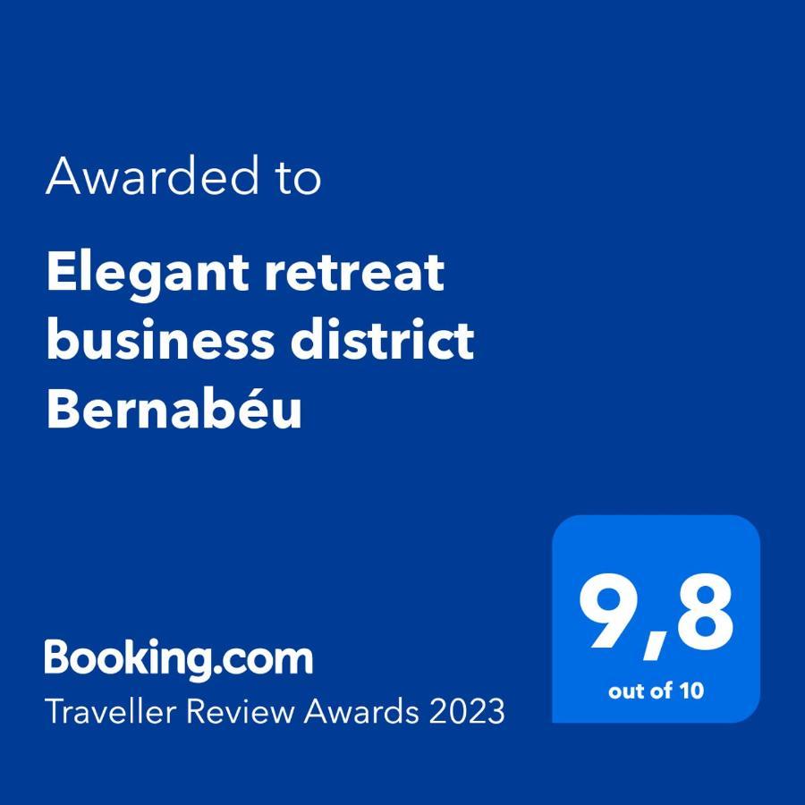 Elegant Retreat Business District Bernabeu Apartment Мадрид Екстериор снимка
